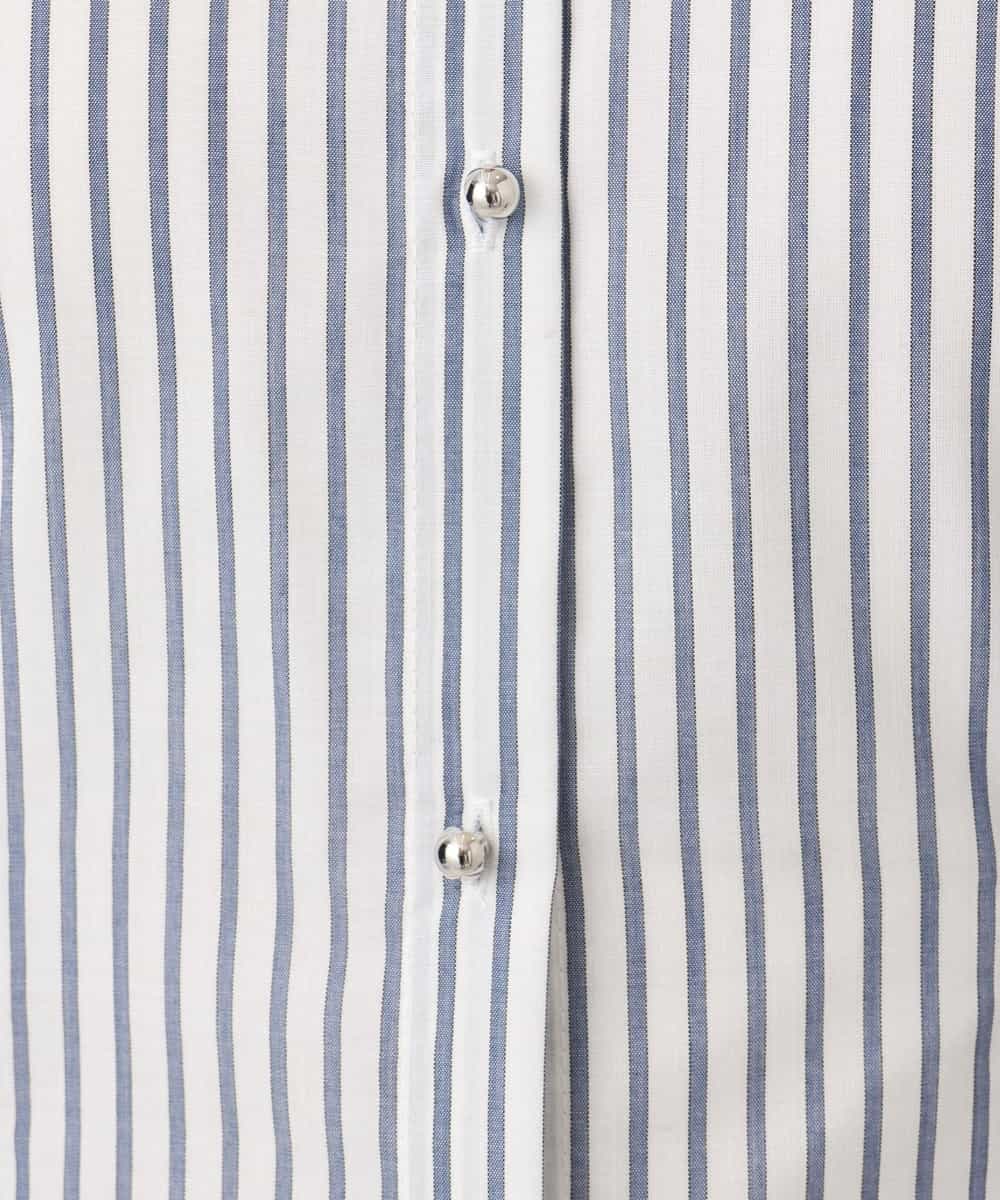 FIBGD24080 OFUON le MK(オフオン　ル　エムケー) ストライプローンブラウス/接触冷感/通気性/透湿性/WEB限定サイズあり ベージュ