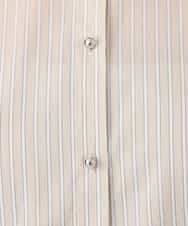 FIBGD24080 OFUON le MK(オフオン　ル　エムケー) ストライプローンブラウス/接触冷感/通気性/透湿性/WEB限定サイズあり ベージュ