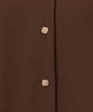 FIBGE21060 OFUON le MK(オフオン　ル　エムケー) サテンジョーゼットVネックブラウス/UVカット/接触冷感/洗濯機で洗える/WEB限定サイズあり ライトグリーン