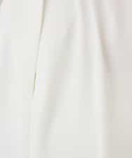 FIBHD18060 OFUON le MK(オフオン　ル　エムケー) フロントタックジョーゼットブラウス/接触冷感/UVカット/洗濯機で洗える/WEB限定サイズあり グレイッシュブルー