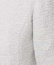 FIDFD04130 OFUON le MK(オフオン　ル　エムケー) [セットアップ対応]ツイードノーカラージャケット/WEB限定 ライトグレー