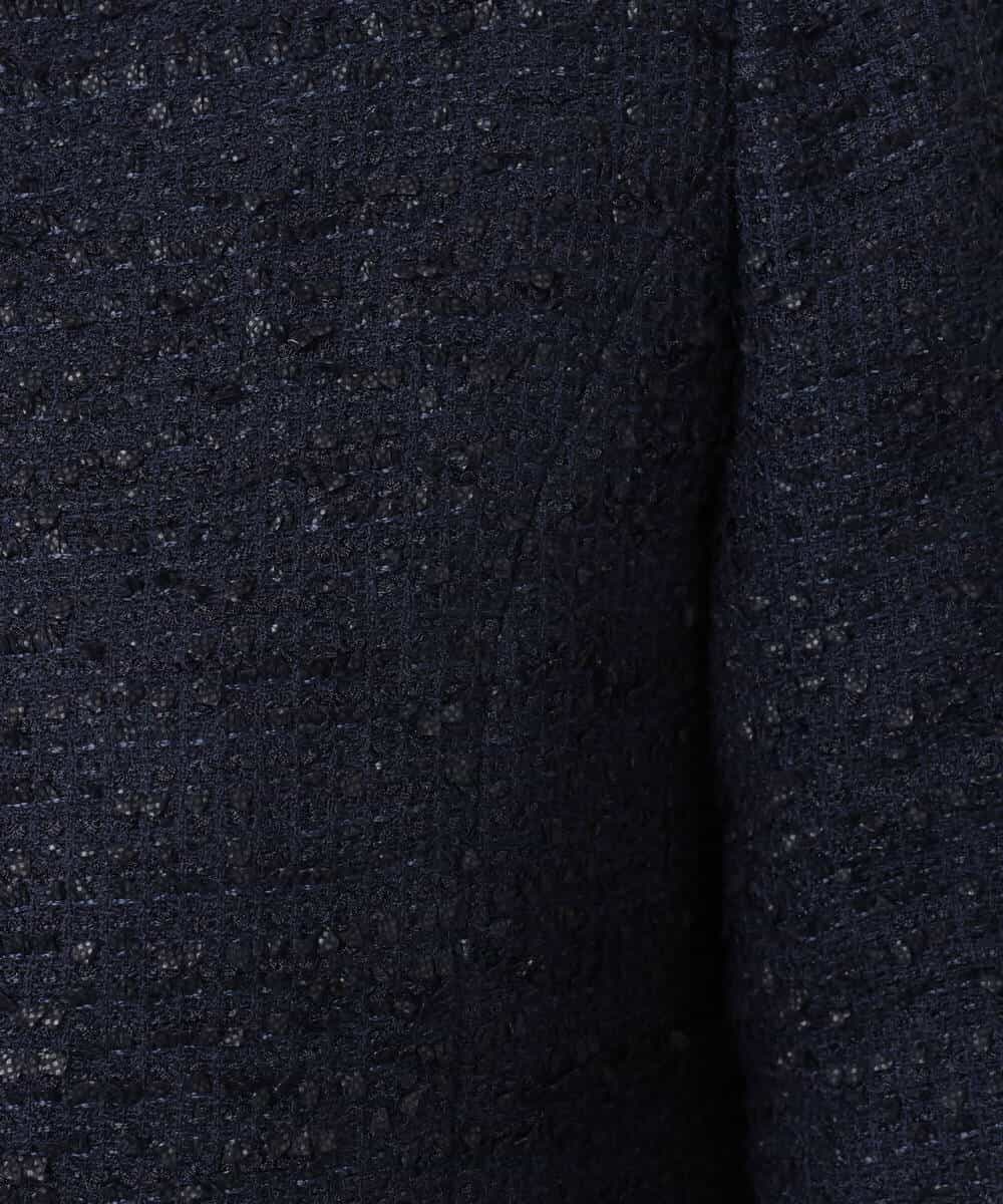 FIDFD04130 OFUON le MK(オフオン　ル　エムケー) [セットアップ対応]ツイードノーカラージャケット/WEB限定 ライトグレー