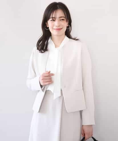 FIDFD10130  [セットアップ対応]ライトラブルクロス カラーレスジャケット/洗える/WEB限定サイズあり