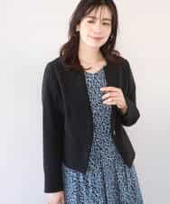 FIDFD10130 OFUON le MK(オフオン　ル　エムケー) [セットアップ対応]ライトラブルクロス カラーレスジャケット/洗える/WEB限定サイズあり ベージュ