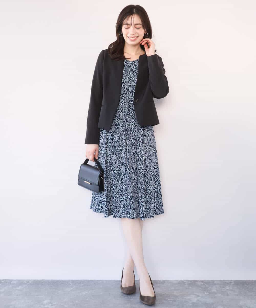 FIDFD10130 OFUON le MK(オフオン　ル　エムケー) [セットアップ対応]ライトラブルクロス カラーレスジャケット/洗える/WEB限定サイズあり ベージュ