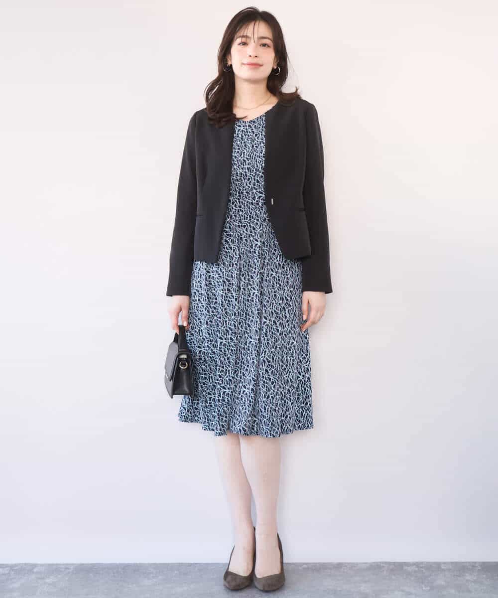 FIDFD10130 OFUON le MK(オフオン　ル　エムケー) [セットアップ対応]ライトラブルクロス カラーレスジャケット/洗える/WEB限定サイズあり ベージュ