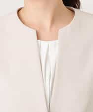 FIDFD10130 OFUON le MK(オフオン　ル　エムケー) [セットアップ対応]ライトラブルクロス カラーレスジャケット/洗える/WEB限定サイズあり ベージュ