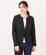 FIDFD10130 OFUON le MK(オフオン　ル　エムケー) [セットアップ対応]ライトラブルクロス カラーレスジャケット/洗える/WEB限定サイズあり ベージュ