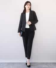 FIDFD11130 OFUON le MK(オフオン　ル　エムケー) [セットアップ対応]ライトラブルクロス テーラードジャケット/洗える/WEB限定サイズあり ベージュ