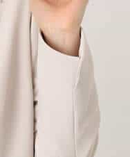 FIDFD11130 OFUON le MK(オフオン　ル　エムケー) [セットアップ対応]ライトラブルクロス テーラードジャケット/洗える/WEB限定サイズあり ベージュ