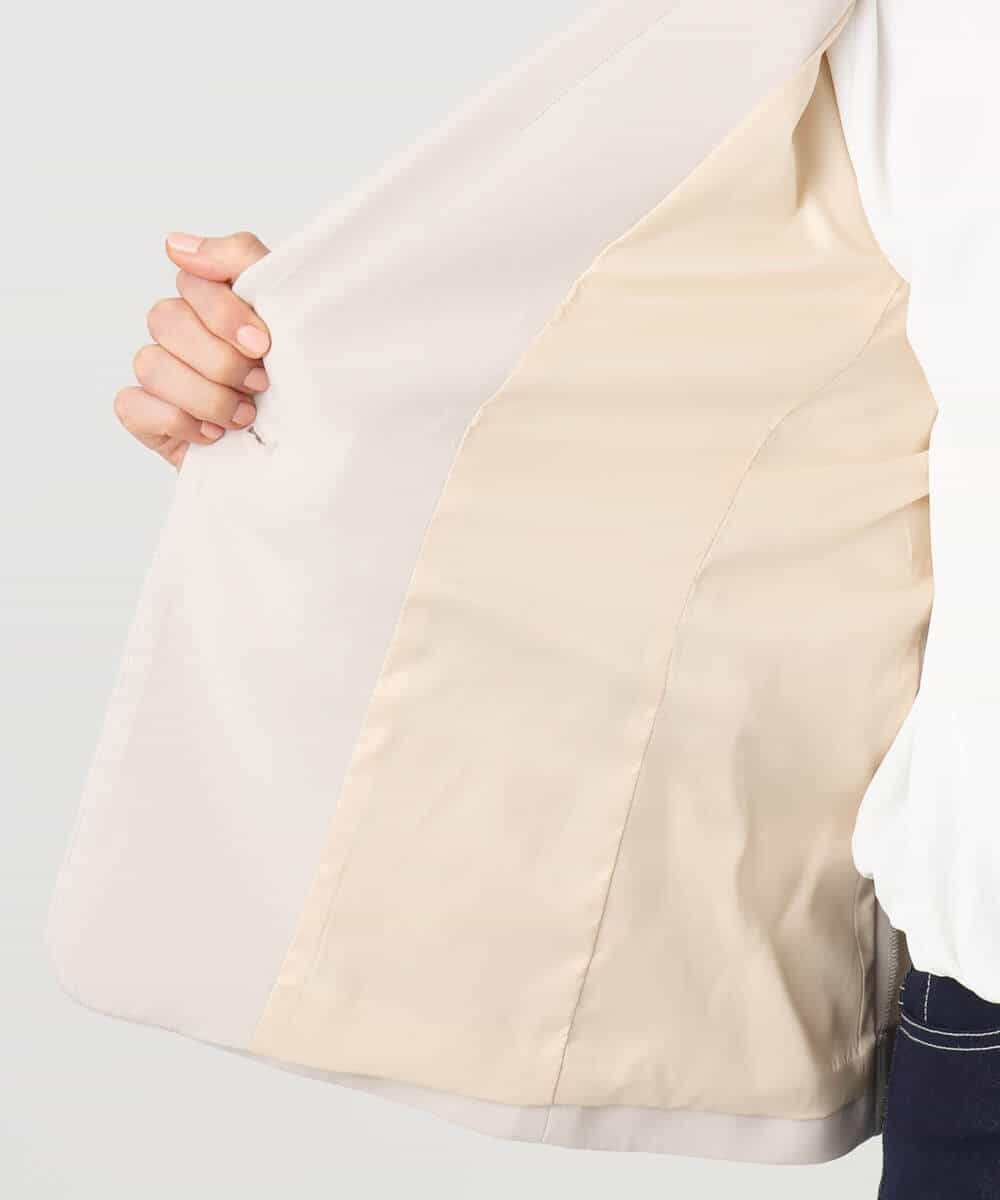 FIDFD11130 OFUON le MK(オフオン　ル　エムケー) [セットアップ対応]ライトラブルクロス テーラードジャケット/洗える/WEB限定サイズあり ベージュ