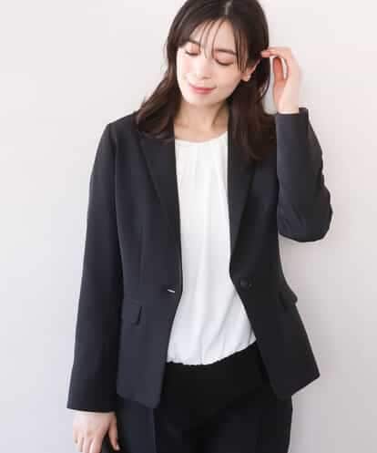 FIDFD11130 OFUON le MK [セットアップ対応]ライトラブルクロス テーラードジャケット/洗える/WEB限定サイズあり