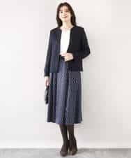 FIDJA52110 OFUON le MK(オフオン　ル　エムケー) [セットアップ対応]カラーレスジャケット/洗える/WEB限定サイズあり ベージュ