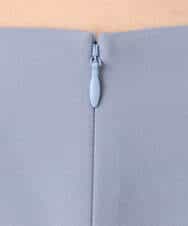 FIEDD20120 OFUON le MK(オフオン ル エムケー) シフォンプリーツデザインワンピース/洗える/WEB限定サイズあり グレイッシュブルー