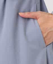 FIEDD20120 OFUON le MK(オフオン ル エムケー) シフォンプリーツデザインワンピース/洗える/WEB限定サイズあり グレイッシュブルー