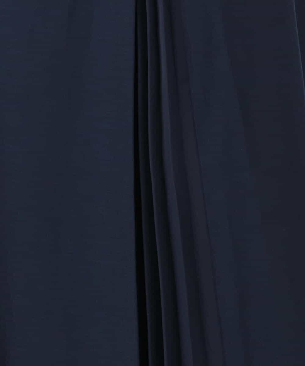 FIEDD20120 OFUON le MK(オフオン ル エムケー) シフォンプリーツデザインワンピース/洗える/WEB限定サイズあり グレイッシュブルー