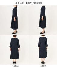 FIEFD03120 OFUON le MK(オフオン　ル　エムケー) [セットアップ対応]ツイードデザインワンピース/WEB限定 ライトグレー