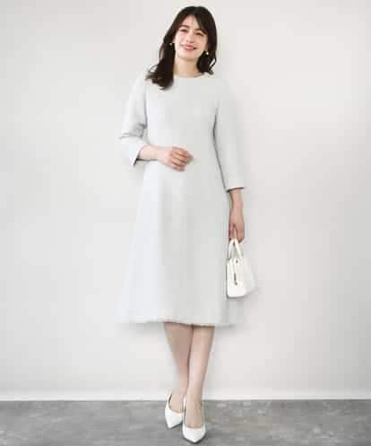 FIEFD03120 OFUON le MK [セットアップ対応]ツイードデザインワンピース/WEB限定