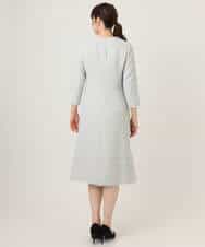 FIEFD03120 OFUON le MK(オフオン　ル　エムケー) [セットアップ対応]ツイードデザインワンピース/WEB限定 ライトグレー