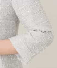 FIEFD03120 OFUON le MK(オフオン　ル　エムケー) [セットアップ対応]ツイードデザインワンピース/WEB限定 ライトグレー