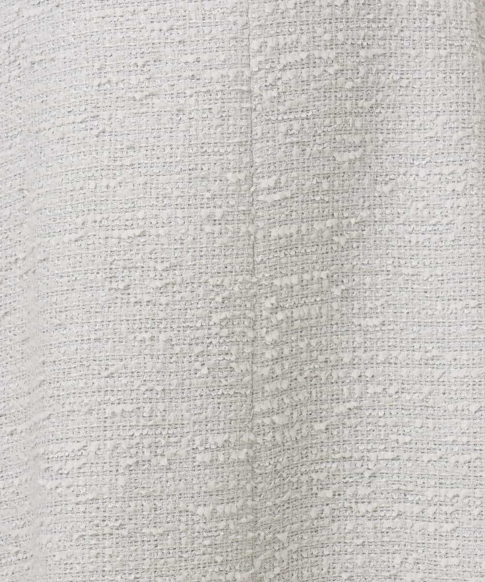 FIEFD03120 OFUON le MK(オフオン　ル　エムケー) [セットアップ対応]ツイードデザインワンピース/WEB限定 ライトグレー