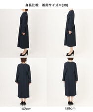 FIEFD05110 OFUON le MK(オフオン　ル　エムケー) ウエストタックワンピース/洗える/WEB限定サイズあり アイボリー