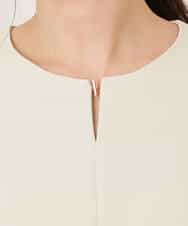 FIEFD05110 OFUON le MK(オフオン　ル　エムケー) ウエストタックワンピース/洗える/WEB限定サイズあり アイボリー