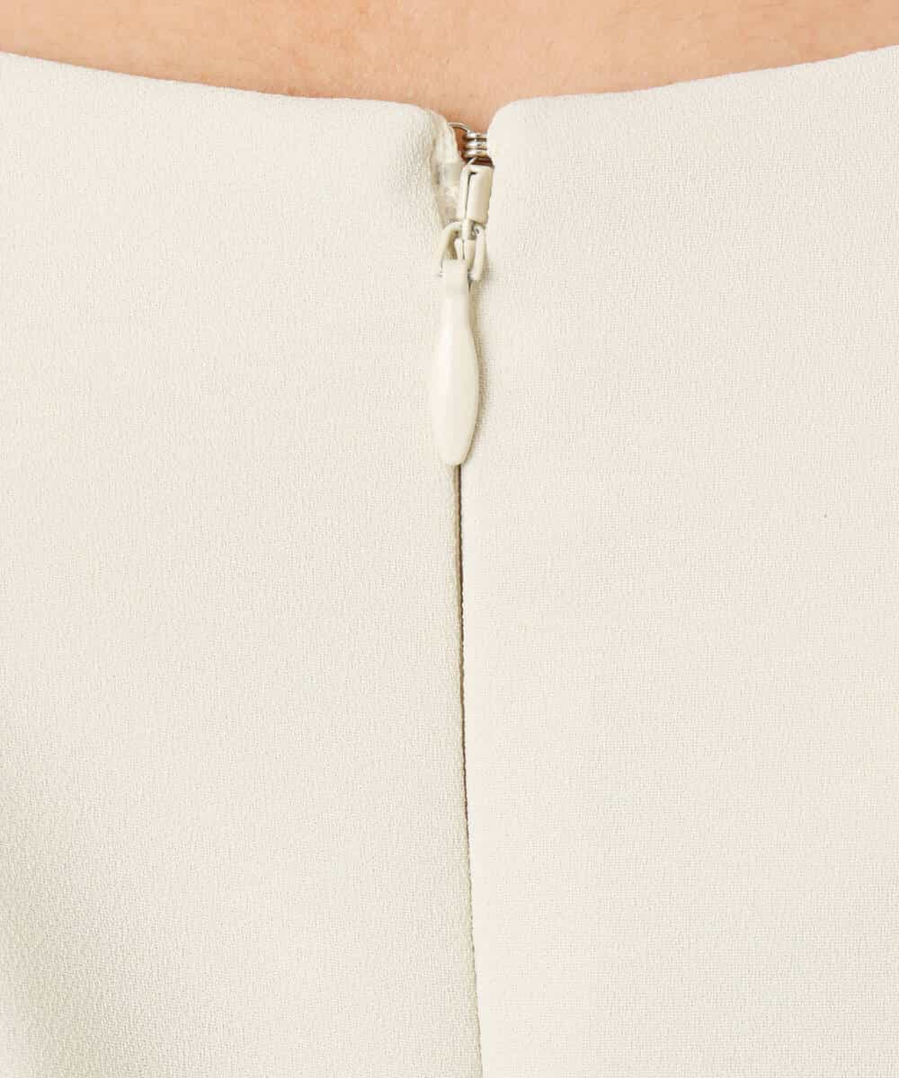 FIEFD05110 OFUON le MK(オフオン　ル　エムケー) ウエストタックワンピース/洗える/WEB限定サイズあり アイボリー