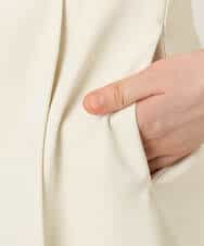 FIEFD05110 OFUON le MK(オフオン　ル　エムケー) ウエストタックワンピース/洗える/WEB限定サイズあり アイボリー