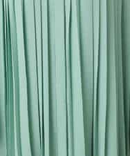 FIEFD09120 OFUON le MK(オフオン　ル　エムケー) プリーツジョーゼットワンピース/洗える/WEB限定サイズあり ダークグレー