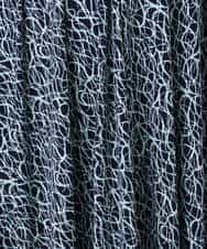 FIEFD41100 OFUON le MK(オフオン　ル　エムケー) カリグラフィープリント ジャージワンピース/洗える/WEB限定サイズあり ネイビー