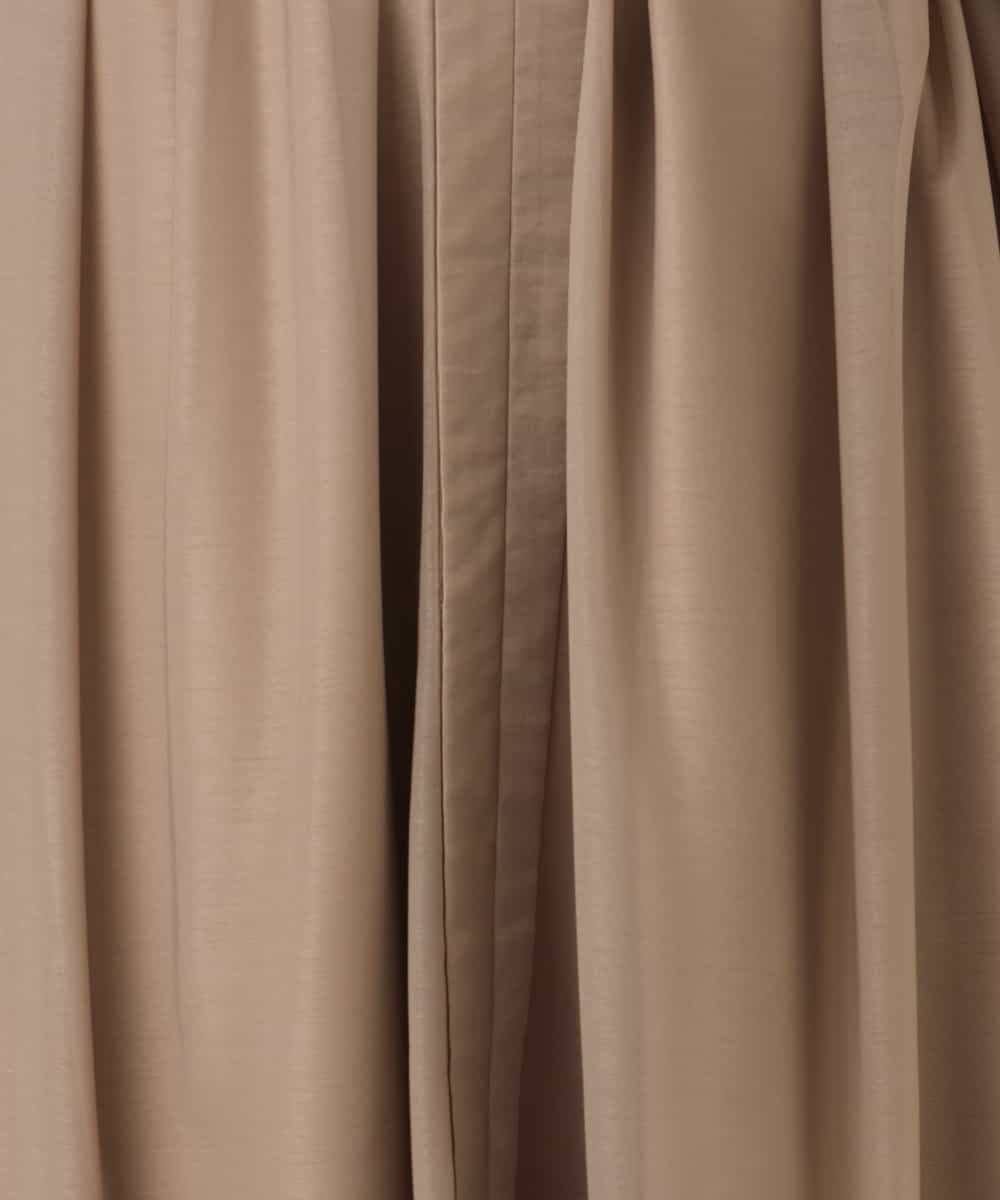 FIEGD17100 OFUON le MK(オフオン　ル　エムケー) キーネックシアーワンピース/洗濯機で洗える/WEB限定サイズあり パールブルー