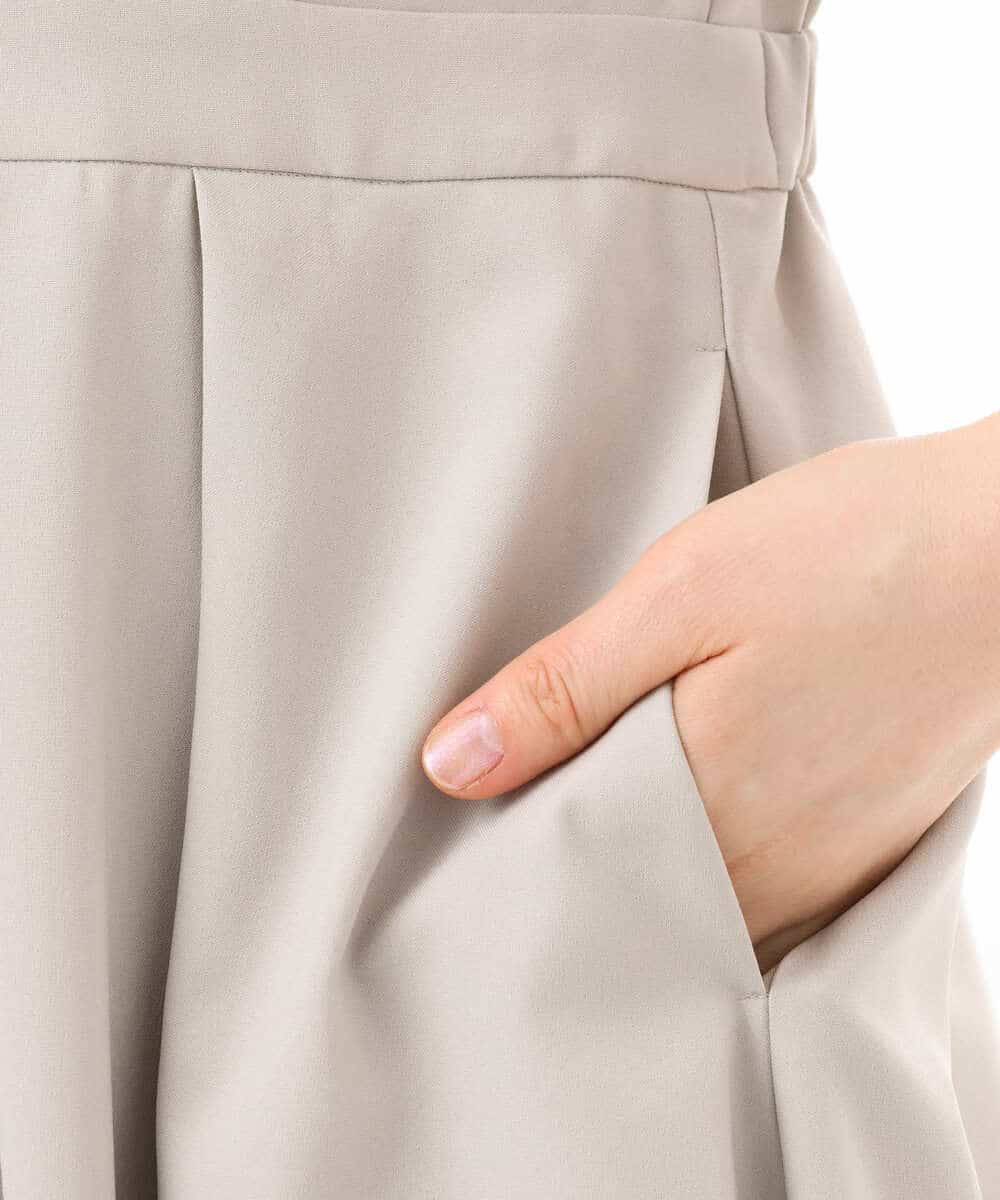 FIEGD22120 OFUON le MK(オフオン　ル　エムケー) 六分袖スキッパーワンピース/UVカット/洗濯機で洗える/WEB限定サイズあり ライトブルー