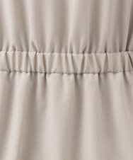 FIEGD22120 OFUON le MK(オフオン　ル　エムケー) 六分袖スキッパーワンピース/UVカット/洗濯機で洗える/WEB限定サイズあり ライトブルー