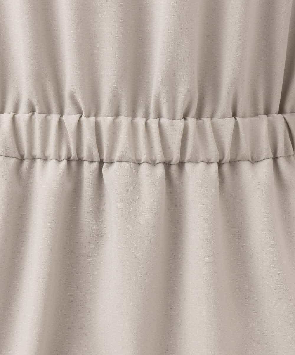 FIEGD22120 OFUON le MK(オフオン　ル　エムケー) 六分袖スキッパーワンピース/UVカット/洗濯機で洗える/WEB限定サイズあり ライトブルー