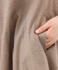 FIEGD44110 OFUON le MK(オフオン　ル　エムケー) VネックAラインシルエットワンピース/洗える/WEB限定カラーサイズあり イエローオレンジ