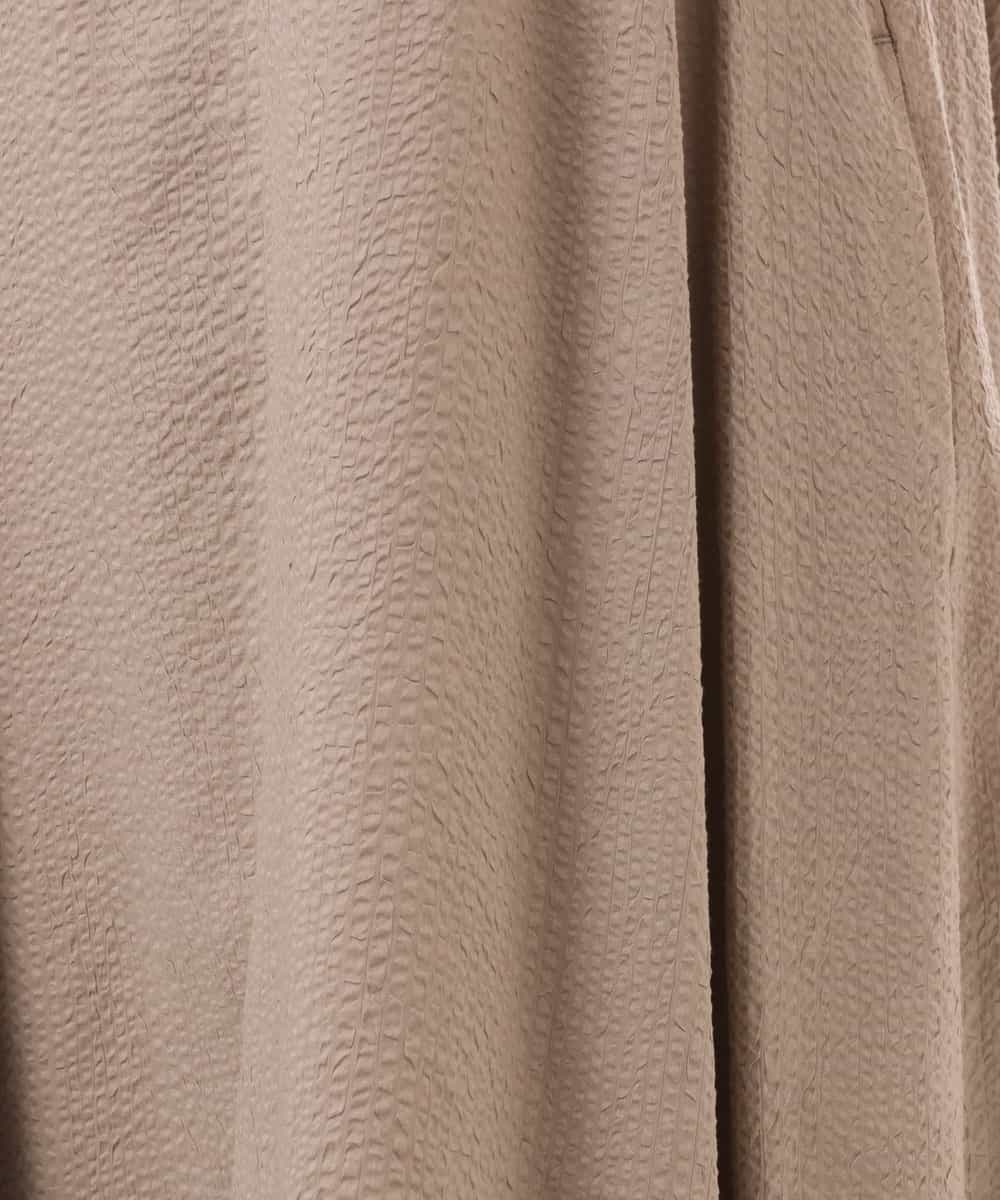 FIEGD44110 OFUON le MK(オフオン　ル　エムケー) VネックAラインシルエットワンピース/洗える/WEB限定カラーサイズあり イエローオレンジ