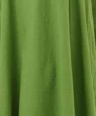 FIEGD44110 OFUON le MK(オフオン　ル　エムケー) VネックAラインシルエットワンピース/洗える/WEB限定カラーサイズあり イエローオレンジ