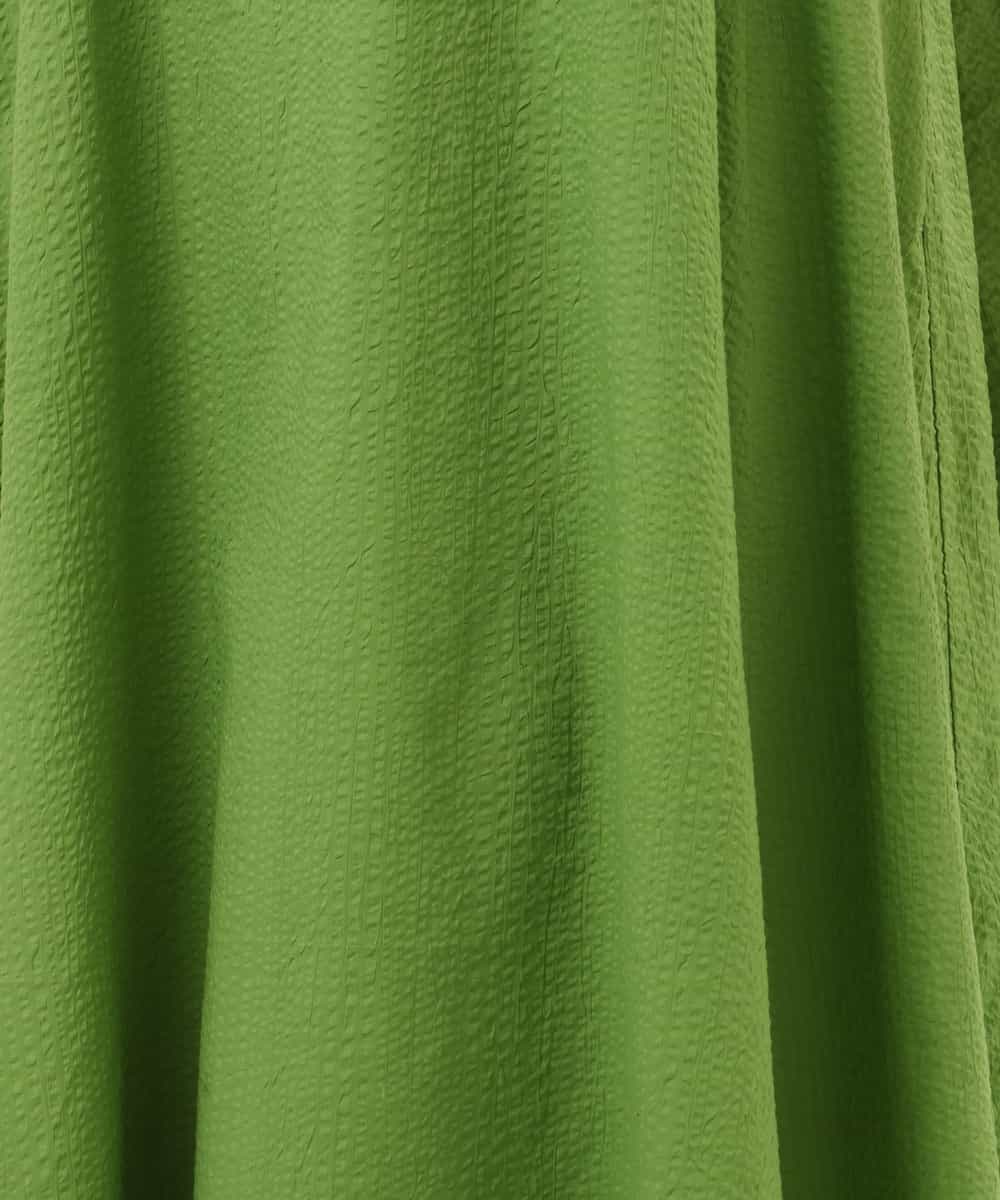 FIEGD44110 OFUON le MK(オフオン　ル　エムケー) VネックAラインシルエットワンピース/洗える/WEB限定カラーサイズあり イエローオレンジ