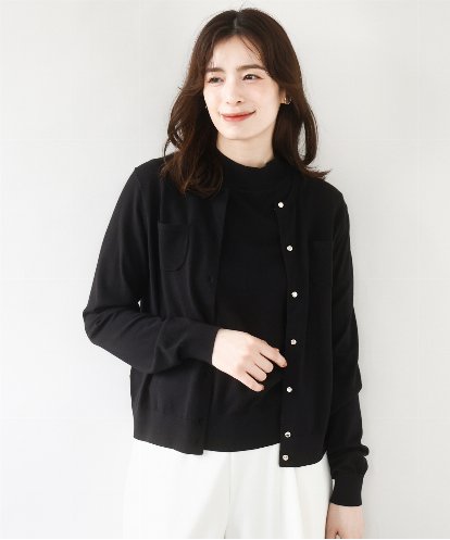 FIFAD11110 OFUON le MK カラーニットアンサンブル/洗える/WEB限定サイズあり