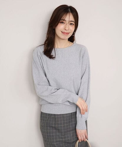 FIFAG13090 OFUON le MK 前後2WAYドルマンニット/吸水発熱/洗える/WEB限定サイズあり