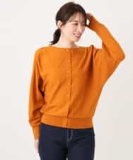 FIFAG13090 OFUON le MK(オフオン　ル　エムケー) 前後2WAYドルマンニット/吸水発熱/洗える/WEB限定サイズあり レッド