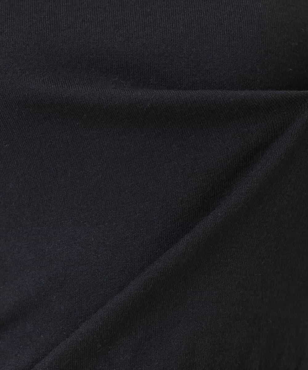 FIFDD04080 OFUON le MK(オフオン ル エムケー) パール調ビーズ衿付きハイゲージニット/洗える ホワイト