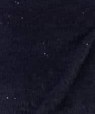 FIFDD08070 OFUON le MK(オフオン ル エムケー) ミニスパンコールシャギーニット/洗える/WEB限定サイズあり ネイビー