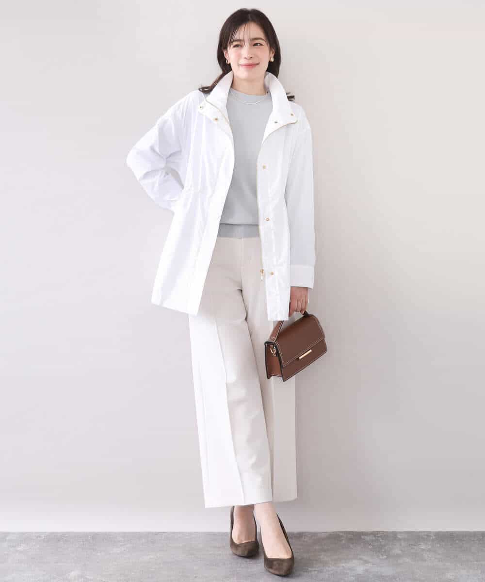 FIFFD01054 OFUON le MK(オフオン　ル　エムケー) ハイネックハイゲージニット/UVカット/洗える/WEB限定サイズあり ライトピンク