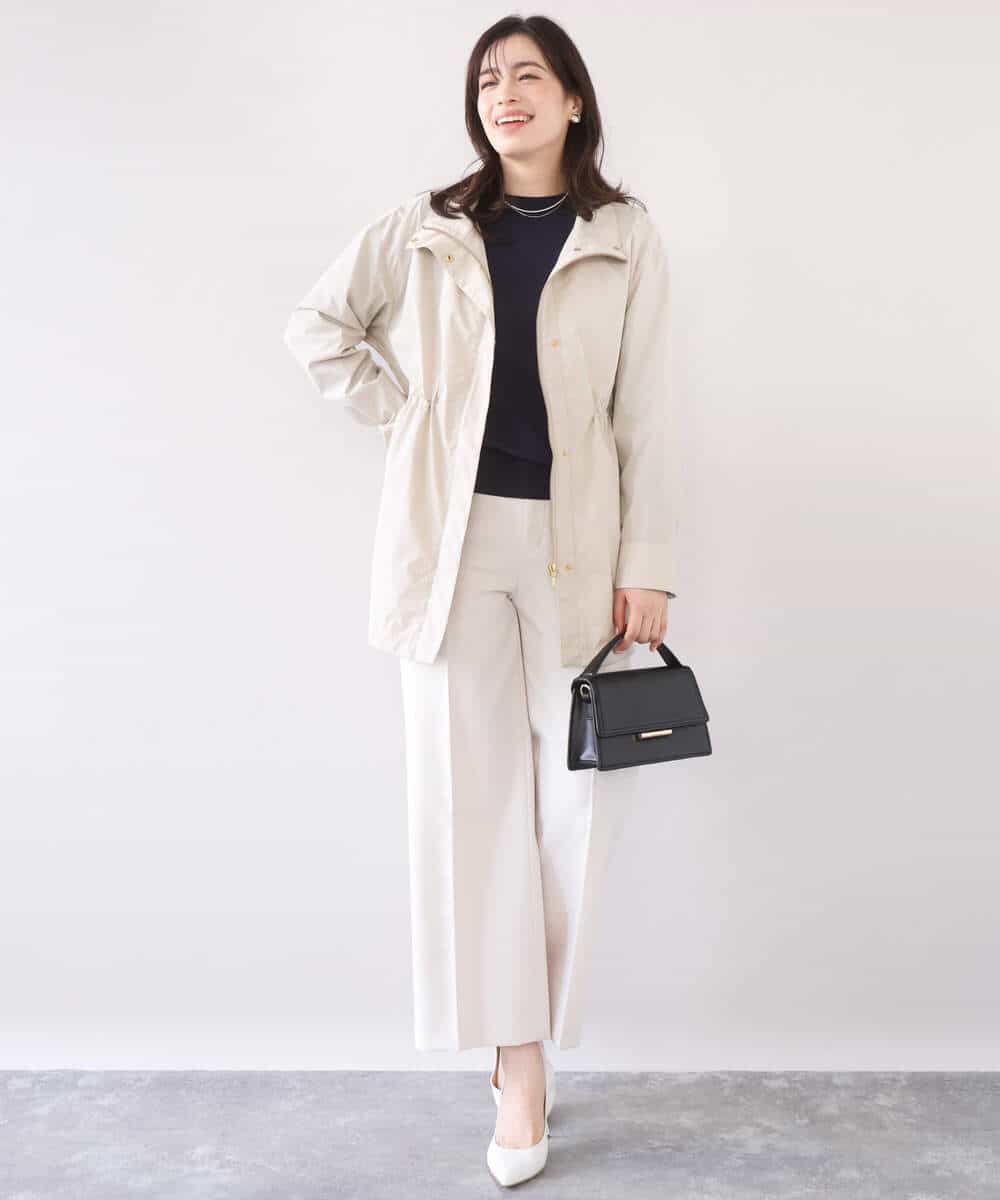 FIFFD01054 OFUON le MK(オフオン　ル　エムケー) ハイネックハイゲージニット/UVカット/洗える/WEB限定サイズあり ライトピンク