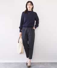 FIFFD01054 OFUON le MK(オフオン　ル　エムケー) ハイネックハイゲージニット/UVカット/洗える/WEB限定サイズあり ライトピンク