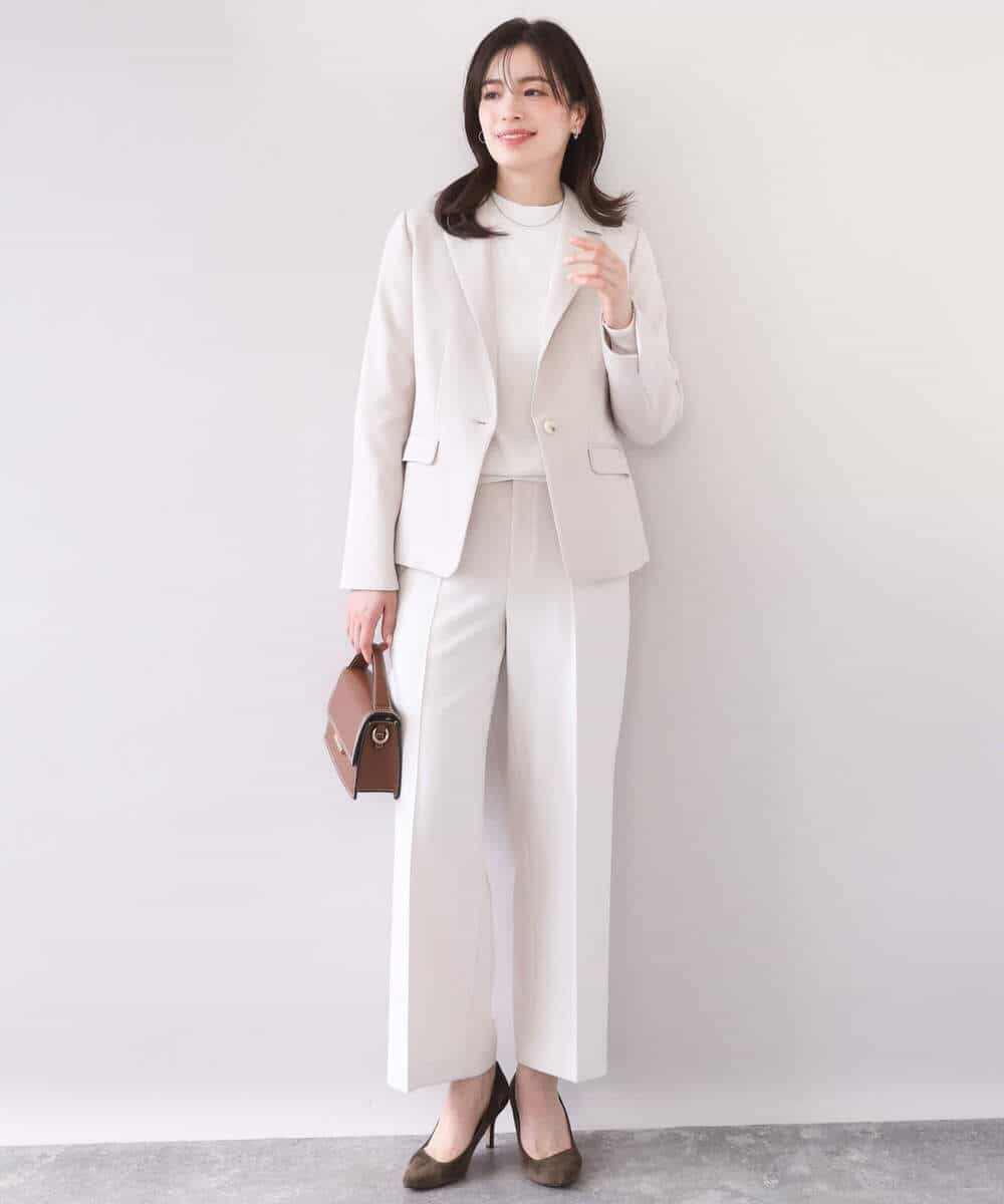 FIFFD01054 OFUON le MK(オフオン　ル　エムケー) ハイネックハイゲージニット/UVカット/洗える/WEB限定サイズあり ライトピンク