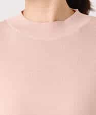 FIFFD01054 OFUON le MK(オフオン　ル　エムケー) ハイネックハイゲージニット/UVカット/洗える/WEB限定サイズあり ライトピンク