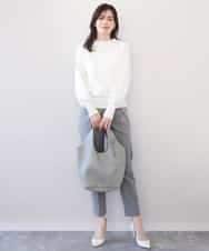 FIFFD01054 OFUON le MK(オフオン　ル　エムケー) ハイネックハイゲージニット/UVカット/洗える/WEB限定サイズあり ライトピンク